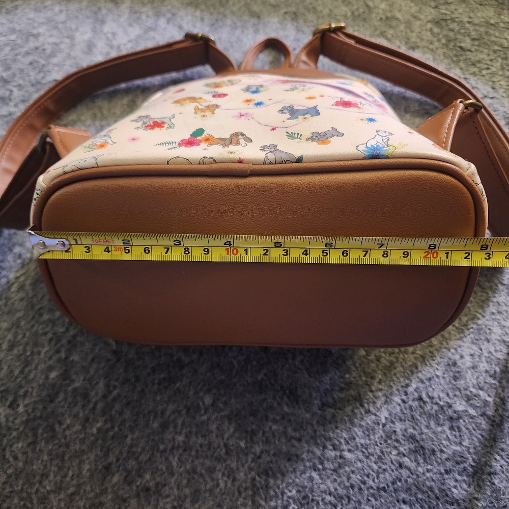 Loungefly Disney Pets Dogs & Cats Floral Backpack *FLAW - Picture 12 of 15